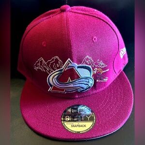 Colorado Avalanche Maroon Snapback Cap with Logo